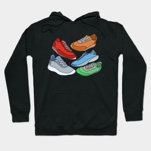 Colorful Cool Shoes Hoodie